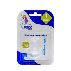 Poco Baby - Tétine large physiologique - 0mois+