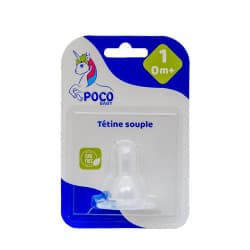 Poco Baby - Tétine en silicone souple - 0 mois+