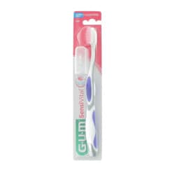 GUM Sensivital - Brosse à dent gencives sensibles - mauve 509