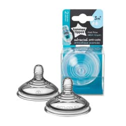 Tommee Tippee - Tétine anti-colique avancé - 3m+ - Lot de 2