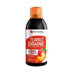 Forté Pharma Turbo Draine - Boisson drainante - goût thé-pêche - 500ml