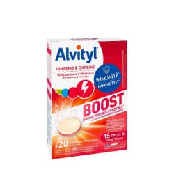 Alvityl - Booster d'énergie physique et mentale - 20 comprimés effervescents