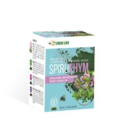 Complément alimentaire spiruline enrichie - SpiruThym - 60 comprimés