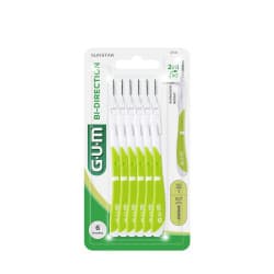 GUM Bi-Direction - Brossettes interdentaires - taille 0.7 - vert - 6pcs
