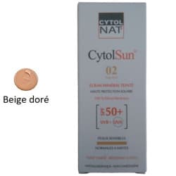 Cytolnat CytolSun - Ecran Minéral Teinté beige doré - 50ml