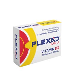 Flexad 1000 UI - Complément alimentaire vitamine D3 - 30 comprimés