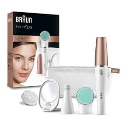 Braun FaceSpa 851V - Épilateur Visage & Brosse Nettoyante 3-En-1