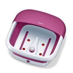 Beurer Wellbeing - Bain bouillonnant pour les pieds pliable - Violet & blanc