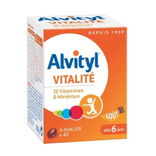 Alvityl Vitalité Comprimés à Avaler – Goût Chocolat