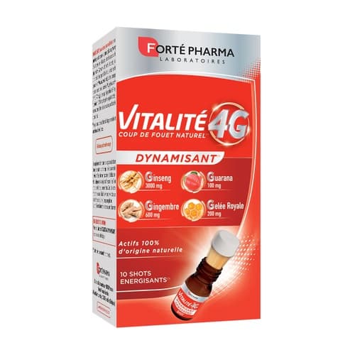 Forté Pharma Vitalité 4G Dynamisant Shots