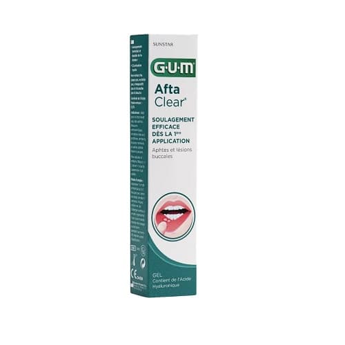 GUM Aftaclear Gel Buccal Aphtes et Lésions