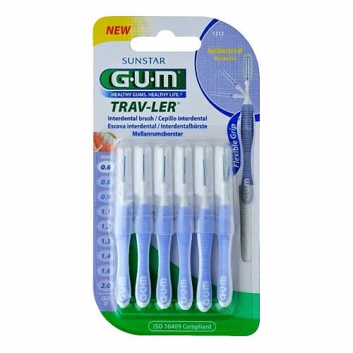 GUM Trav-ler 1312 Brossette interdentaire 0.6 mm
