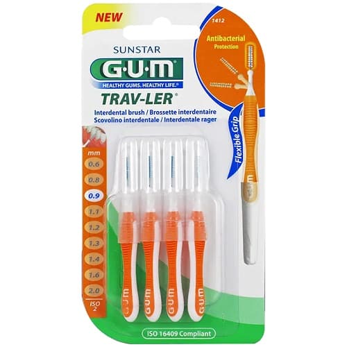 GUM Trav-ler 1412 Brossette interdentaire 0.9 mm