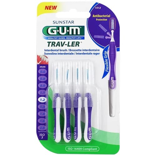 GUM Trav-ler 1512 Brossette interdentaire 1.2 mm