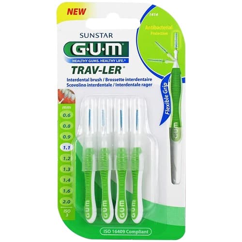 GUM Trav-ler 1414 Brossette interdentaire 1.1 mm