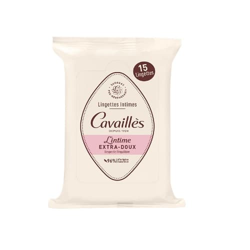 Rogé Cavaillès Lingettes Intimes Extra-Douces x15
