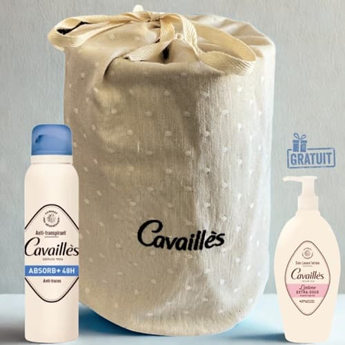 Cavaillès Trousse Déodorant Spray Absorb+ 48H
