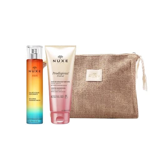 Nuxe Sun Coffret Eau Délicieuse Parfumante & Prodigieux Floral Gelée de Douche Offerte
