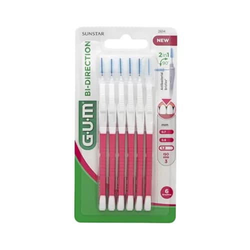 GUM Bi-Direction 2614 Brossette Interdentaire 1.2 mm