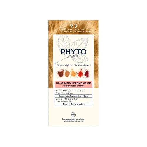 Phyto Color Coloration Permanente Blond Très Clair Doré 9.3