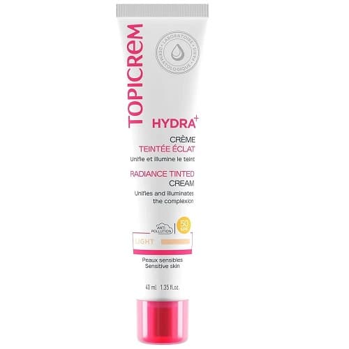 Topicrem HYDRA+ Crème Éclat Teintée Light SPF50