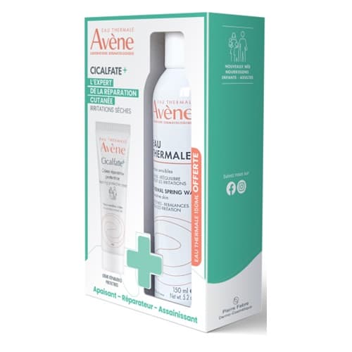 Avène Coffret Cicalfate+ Crème 100 ml (Eau Thermale 150 ml Offerte)