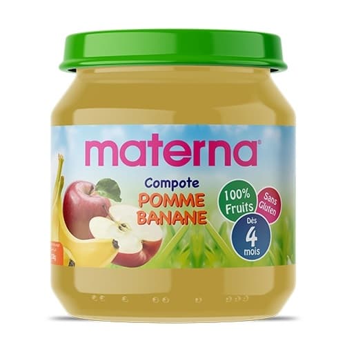 Materna Baby Compote Pomme Banane 130g