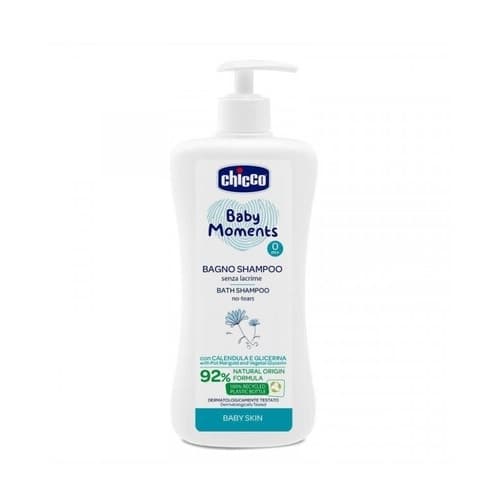 Chicco Shampoing 2en1 Baby Moments 0M+ 500ml