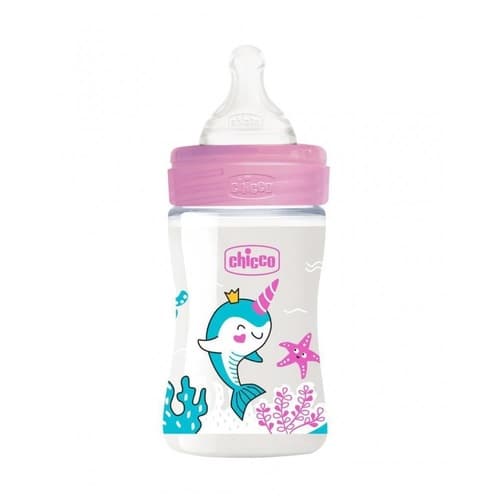 Chicco Biberon Well Being Rose 0M+ 150ml