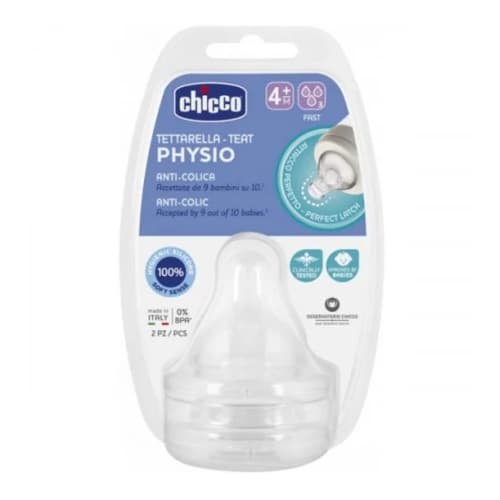 Chicco Tetine Physio Fast 4M+ BT2
