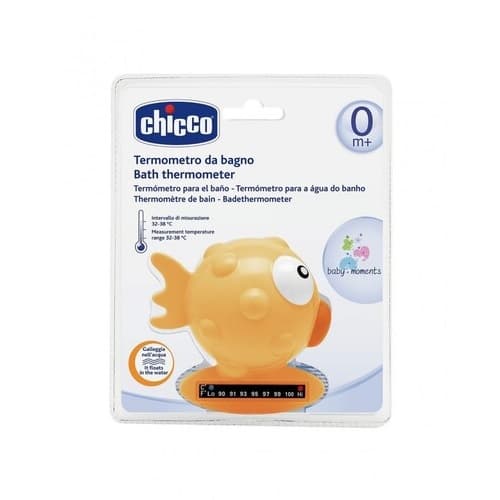 Chicco Thermomètre Bain Poisson Orange 0M+
