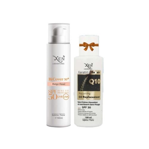 Xen Pack Duo Bicover Beige Rosé + Keratine Oil Repair