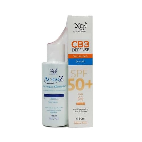 Xen Pack Duo Ecran CB3 Peaux Séches + Acnoz Gel