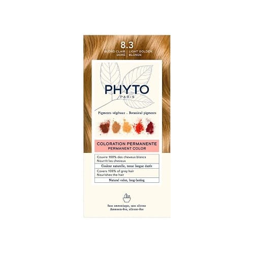 Phyto Color Coloration Permanente Blond Clair Doré 8.3
