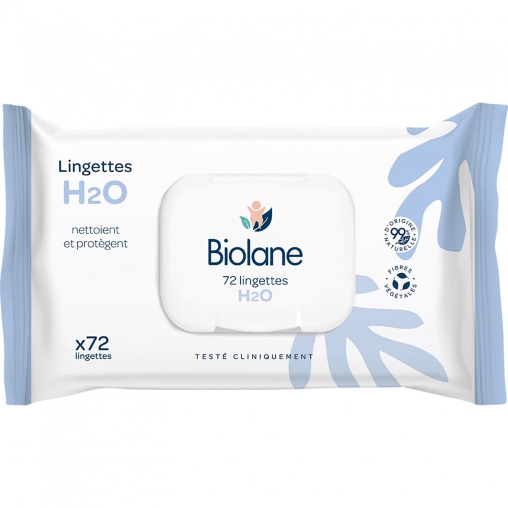 Biolane Lingettes au Lait de Toilette Sensitive B/72