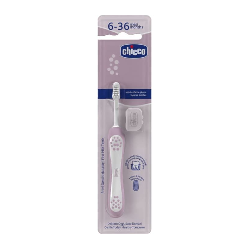 Chicco Brosse à Dent Premières Dents Lilas 6-36M