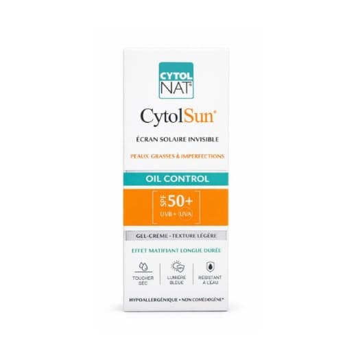 Cytolsun Écran Invisible Oil Control SPF50+ 50 ml