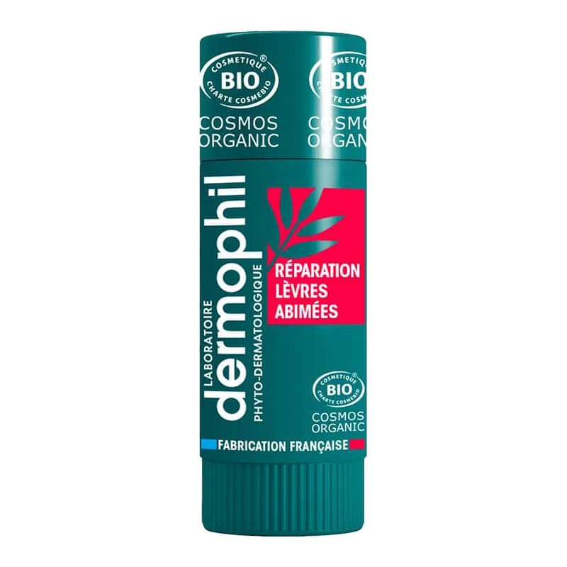 Dermophil Stick Lèvres Réparation Abîmées Bio 4 g