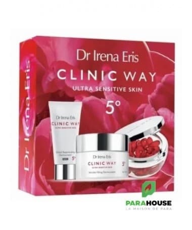 CLINIC WAY COFFRET CAPSULES + CRÈME DE JOUR 5 À -50% + CRÈME DE NUIT 15 ML OFFERTE