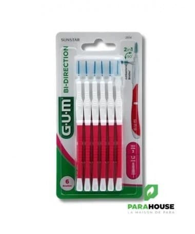 GUM - BI DIRECTION BOITE DE 6 2614