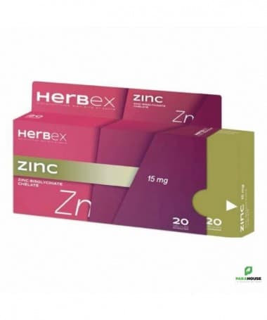 HERBEX ZINC 20 GELULES