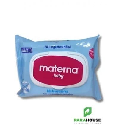 MATERNA BABY - LINGETTES DOUCES ET RESISTANTES 20PIECES