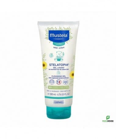 MUSTELA Stelatopia Gel Lavant Au Tournesol Bio 200ML