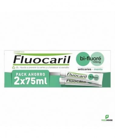FLUOCARIL DENTIFRICE BI-FLUORÉ MENTHE 145MG 2X 75ML