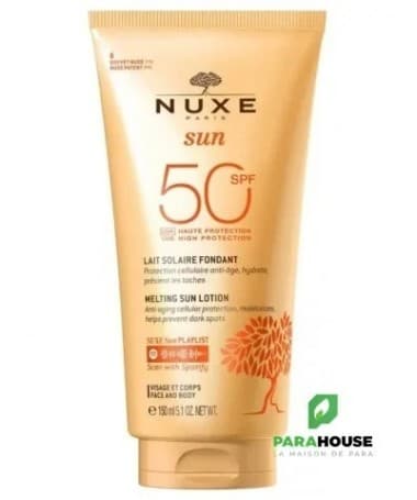 Nuxe Sun Melting Lotion High Protection Face and Body SPF50 150ml