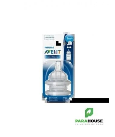 AVENT - LOT DE 2 TETINES CLASSIC + ANTI COLIC +3MOIS