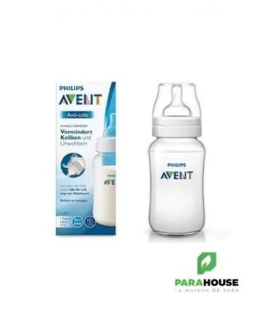 PHILIPS AVENT - BIBERON ANTI COLIC +3MOIS EN PLASTIQUE PP 330ML