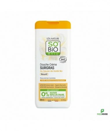 SO BIO DOUCHE CREME SURGRAS BEURRE DE KARITE BIO 650ML