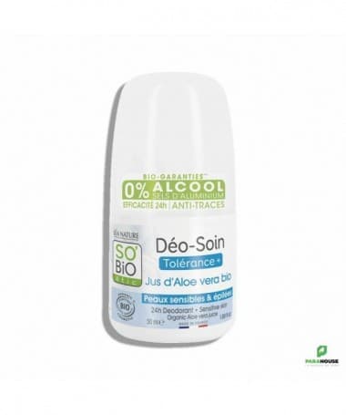 SO BIO DEO SOIN TOLERANCE + PEAUX SENSIBLES ET EPILEES