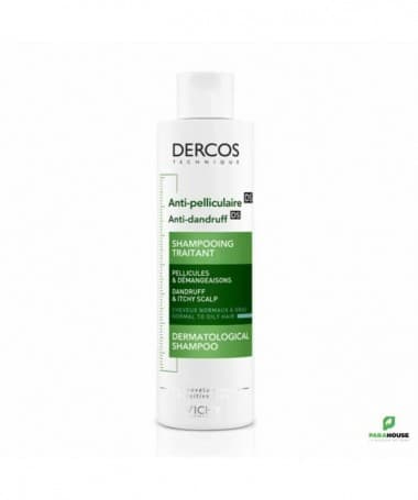 VICHY DERCOS ANTI PELLICULAIRE Shampooing traitant Cheveux normaux à gras